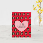 Carte KAMALA HARRIS : Soyez ma Saint-Valentin (Fleur jaune)
