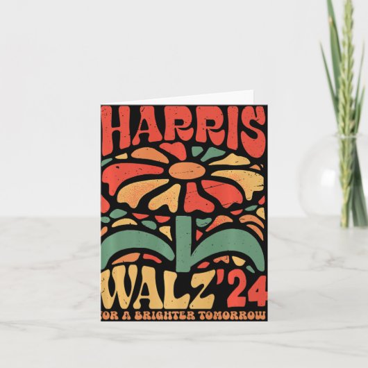 Carte Kamala Harris Tim Walz (Devant)