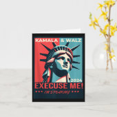 Carte Kamala Harris Tim Walz Élection 2024 (Fleur jaune)