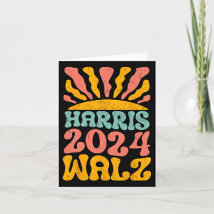 Carte Kamala Harris Tim Wheimer 2024 Retro Cat Lady Fema