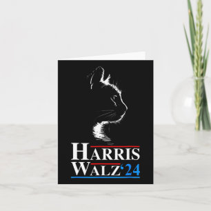 Carte Kamala Harris Wheimer 2024 Cat Funny Vp Vice Presi