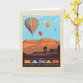 Carte Kanab, Utah | Ballons Et Roundup De Tunes (Fleur jaune)