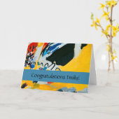 Carte Kandinski Impression III Concert Peinture Abstrait (Fleur jaune)