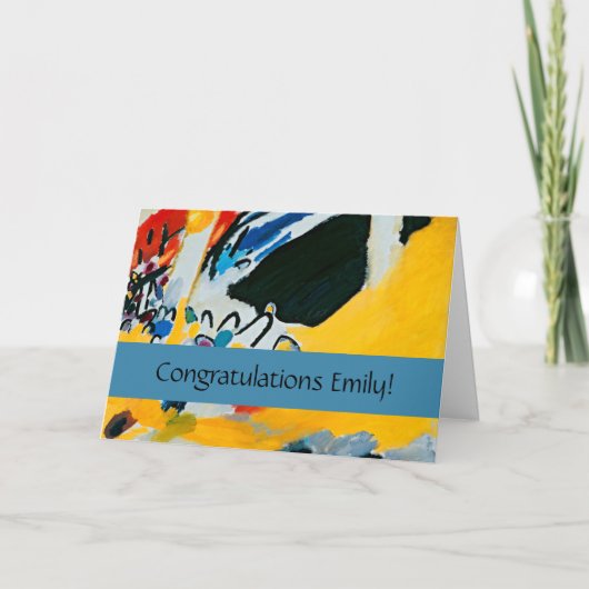 Carte Kandinski Impression III Concert Peinture Abstrait (Devant)