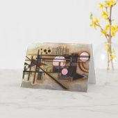 Carte Kandinsky Adhésif Construction (Fleur jaune)