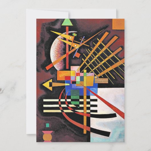 Carte Kandinsky - Au-dessus et à gauche, (Devant)
