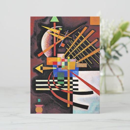 Carte Kandinsky - Au-dessus et à gauche, (Debout devant)