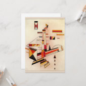 Carte Kandinsky - Certainement, l'art abstrait, (Devant/Arrière en situation)