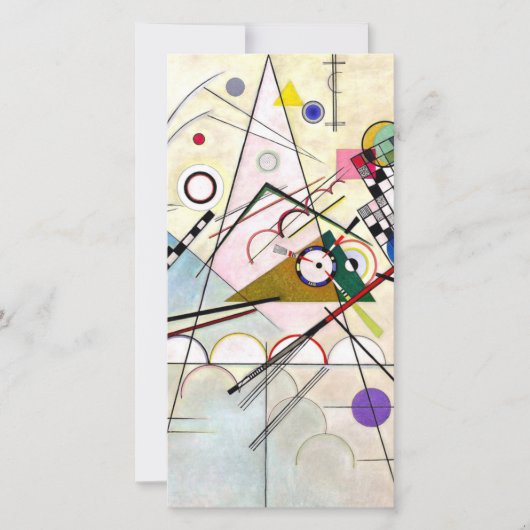 Carte Kandinsky Composition 8 (Devant)