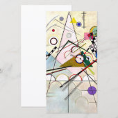 Carte Kandinsky Composition 8 (Devant / Derrière)