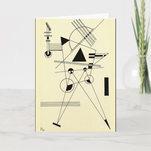 Carte Kandinsky - Dessin pour Point (Devant)