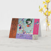 Carte Kandinsky - Diverses pièces (Fleur jaune)