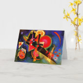 Carte Kandinsky - En Bleu, oeuvres d'art célèbres (Fleur jaune)