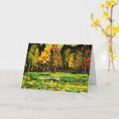 Carte Kandinsky - Forest Edge, colorful painting, (Fleur jaune)