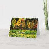 Carte Kandinsky - Forest Edge, colorful painting, (Devant)