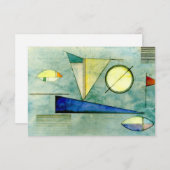 Carte Kandinsky - Haze, oeuvre abstraite, (Devant / Derrière)