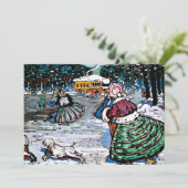 Carte Kandinsky - Hiver (Patineurs) (Debout devant)