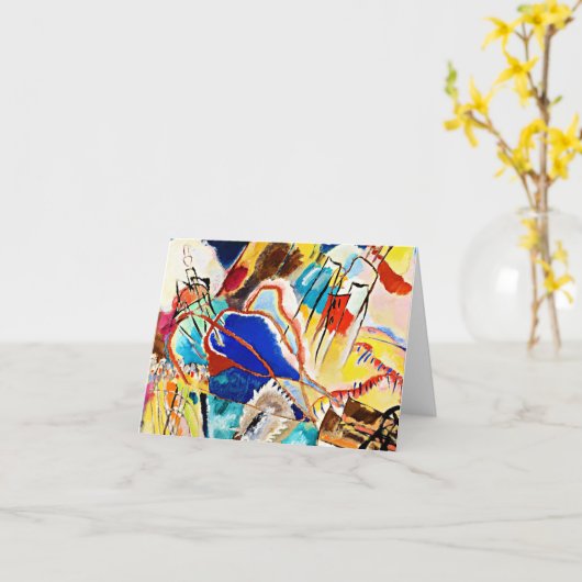 Carte Kandinsky - Improvisation 30 (Fleur jaune)