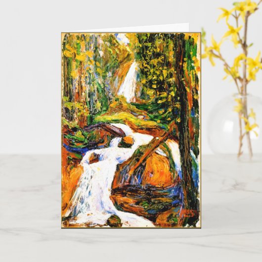 Carte Kandinsky - Kochel - Cascade I (Fleur jaune)