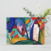 Carte Kandinsky - La cascade, des oeuvres colorées, (Debout devant)