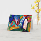 Carte Kandinsky - La cascade, des oeuvres colorées, (Fleur jaune)