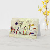 Carte Kandinsky - L'art abstrait et sérieux (Fleur jaune)