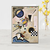 Carte Kandinsky - Les accords s'opposent (Fleur jaune)