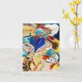 Carte Kandinsky Moderne peinture Abstraite (Fleur jaune)