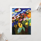 Carte Kandinsky - Murnau Garden, (Devant/Arrière en situation)