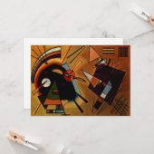 Carte Kandinsky - Noir et Violet (Devant/Arrière en situation)