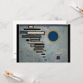 Carte Kandinsky - OEuvre inégale et abstraite (Devant/Arrière en situation)