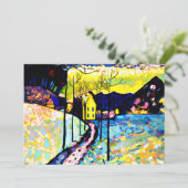 Carte Kandinsky - Paysage hivernal (Debout devant)
