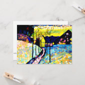 Carte Kandinsky - Paysage hivernal (Devant/Arrière en situation)