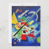 Carte Kandinsky - Peinture Bleue (Devant)