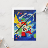 Carte Kandinsky - Peinture Bleue (Devant/Arrière en situation)