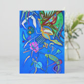 Carte Kandinsky - Regroupement, coloré abstrait, (Debout devant)