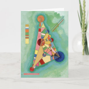 Carte Kandinsky - Triangle multicolore