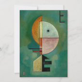 Carte Kandinsky - vers le haut, art abstrait, (Devant)