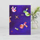 Carte Kandinsky - Vol fixe, art abstrait coloré (Debout devant)