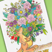 Carte Kangaroo Mother's Day greetingcard by Nicole Janes