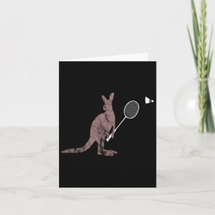 Carte Kangaroos Dminton Australie Marsupiaux rebondissan