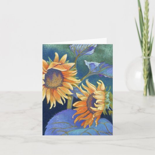 Carte Kansas Suns Sunflowers (Devant)