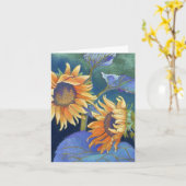 Carte Kansas Suns Sunflowers (Fleur jaune)