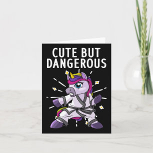 Carte Karate Art Cute Pour Femmes Fille Ceinture Noire M