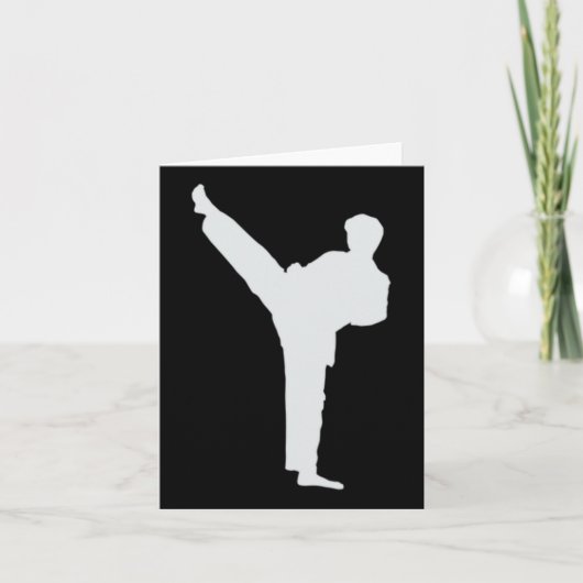 Carte Karate des arts martiaux (Devant)