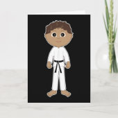 Carte Karate Félicitations Ceinture noire (Devant)