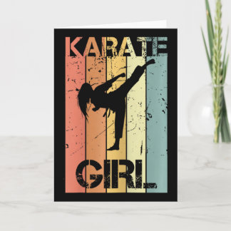 Carte Karate Girl