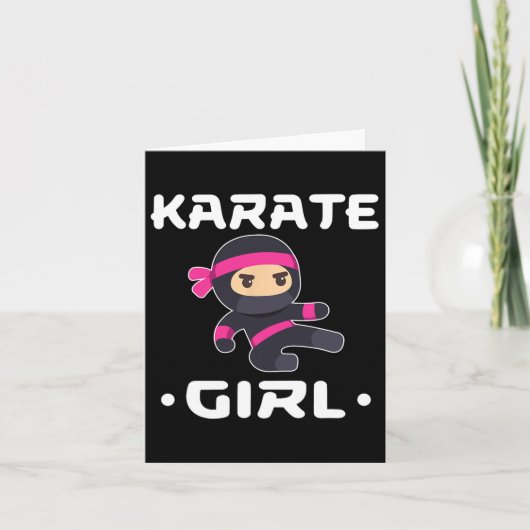 Carte Karate Girl 6 (Devant)