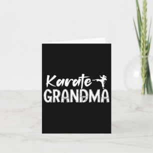 Carte Karate Grand-mère Appréciation Karate Grand-mère