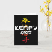 Carte Karate Kenpo (Fleur jaune)